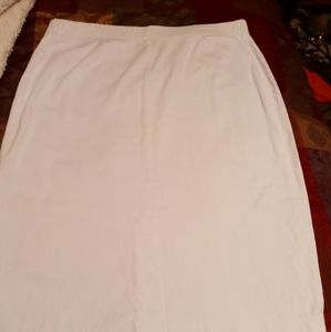 White skirt